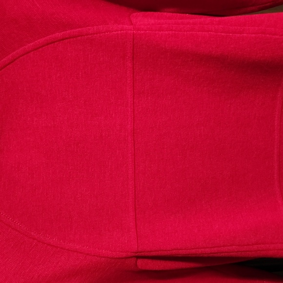 St. John Vibrant Red Knit Bolero Sweater Cardigan Jacket Top - Picture 3 of 7